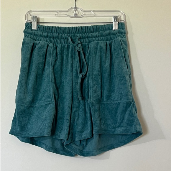 Zenana Outfitters Teal Athletic Shorts for Women - Picture 1 of 6